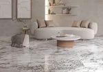 Gresie interior Tempesta, 60 x 120 cm, alb, lucios - imagine 5