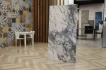Gresie interior Tempesta, 60 x 120 cm, alb, lucios - imagine 4