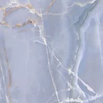 Gresie interior onyx Blue, 60 x 60 cm, albastru, lucios
