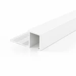 Profil aluminiu gresie Cuba No.10, colț exterior pătrat, 10 mm x 2,7 m, alb mat