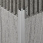 Profil aluminiu gresie Cuba No.10, colț exterior pătrat, 10 mm x 2,7 m, Gress 72 - imagine 2