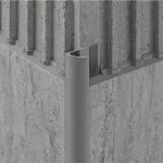 Profil aluminiu gresie NAP 10, colț exterior oval, 10 mm x 2,7 m, argintiu - imagine 2