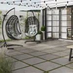 Gresie porțelanată interior/ exterior Lounge, 60 x 60 cm, gris, mat - imagine 4